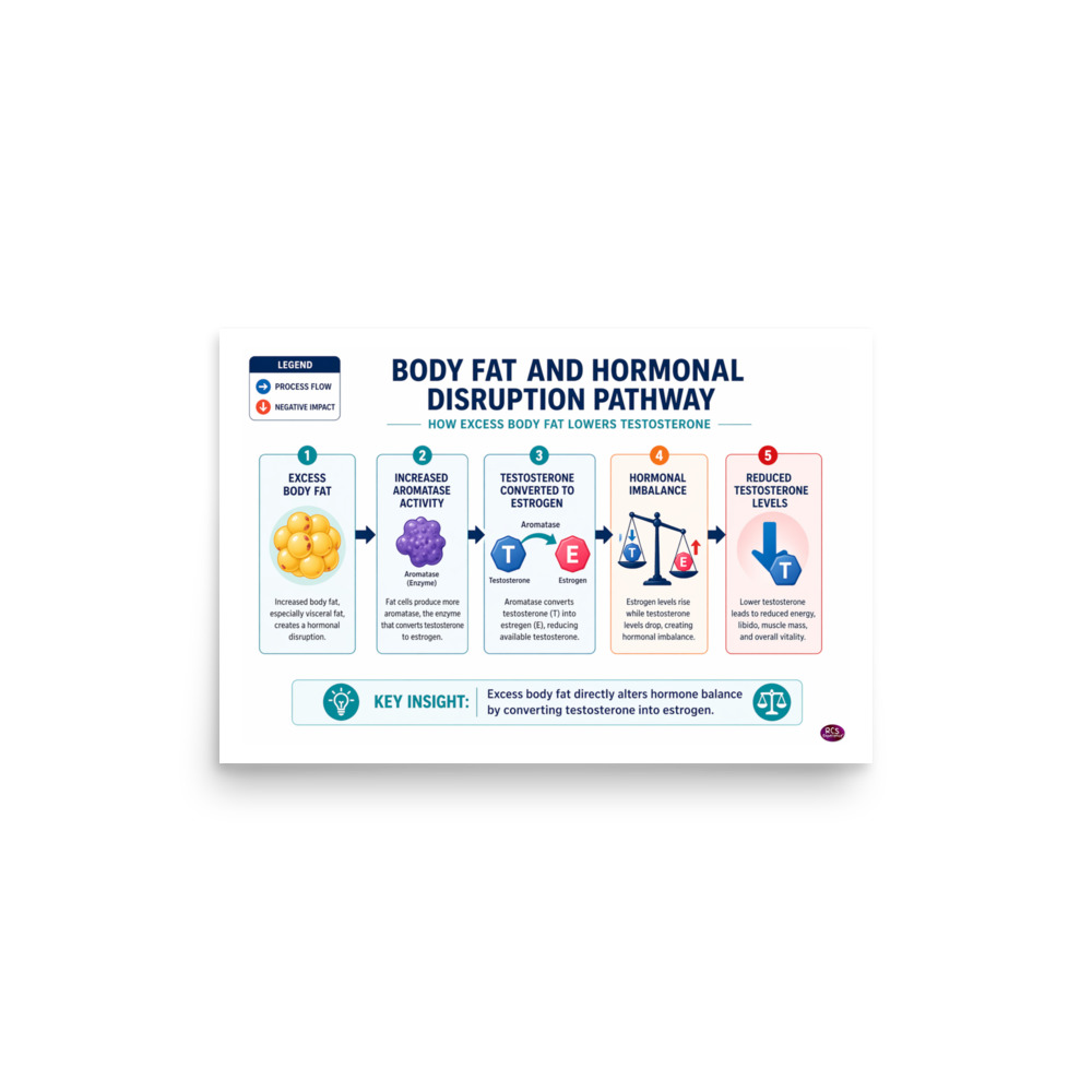 Testosterone: Body Fat and Hormonal Disruption Pathway 3 Testosterone: Body Fat and Hormonal Disruption Pathway - Image 3