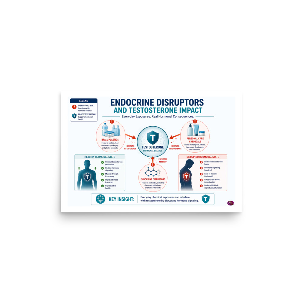 Testosterone: Endocrine Disruptors and Testosterone Impact 3 Testosterone: Endocrine Disruptors and Testosterone Impact - Image 3