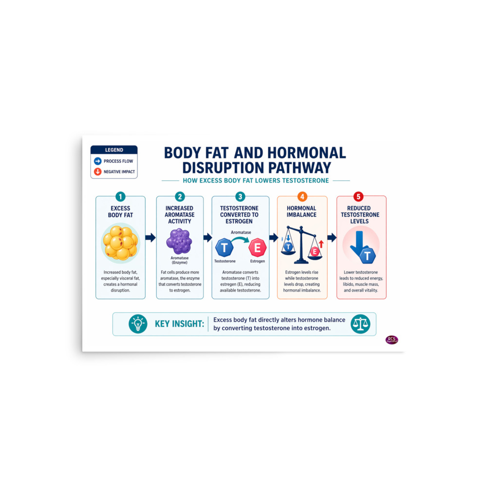 Testosterone: Body Fat and Hormonal Disruption Pathway 2 Testosterone: Body Fat and Hormonal Disruption Pathway - Image 2