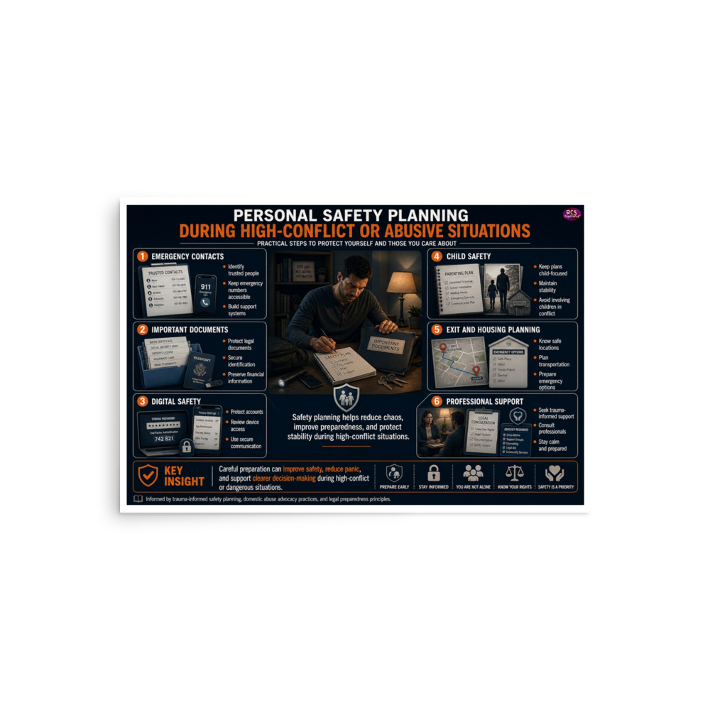 Abused Men: Personal Safety Planning During High-Conflict Or Abusive Situations 1 Abused Men: Personal Safety Planning During High-Conflict Or Abusive Situations
