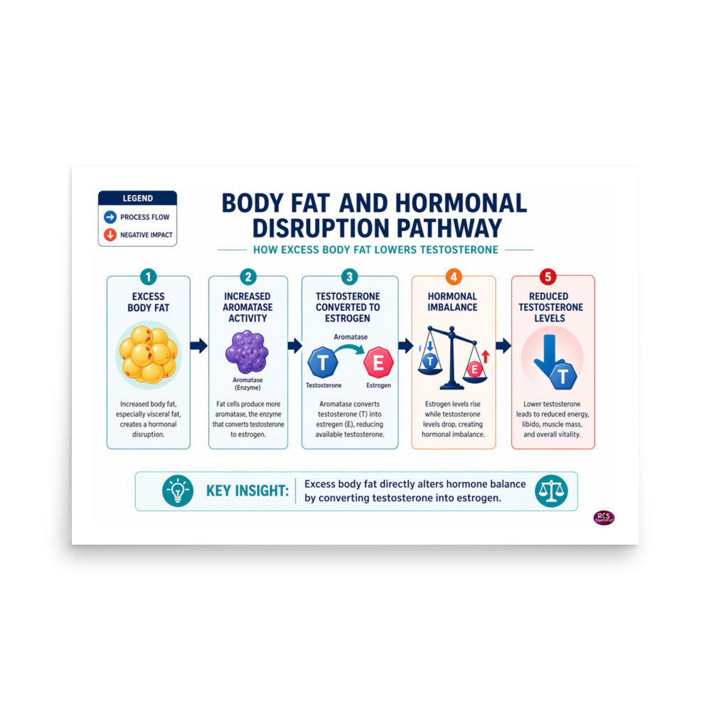 Testosterone: Body Fat and Hormonal Disruption Pathway 1 Testosterone: Body Fat and Hormonal Disruption Pathway