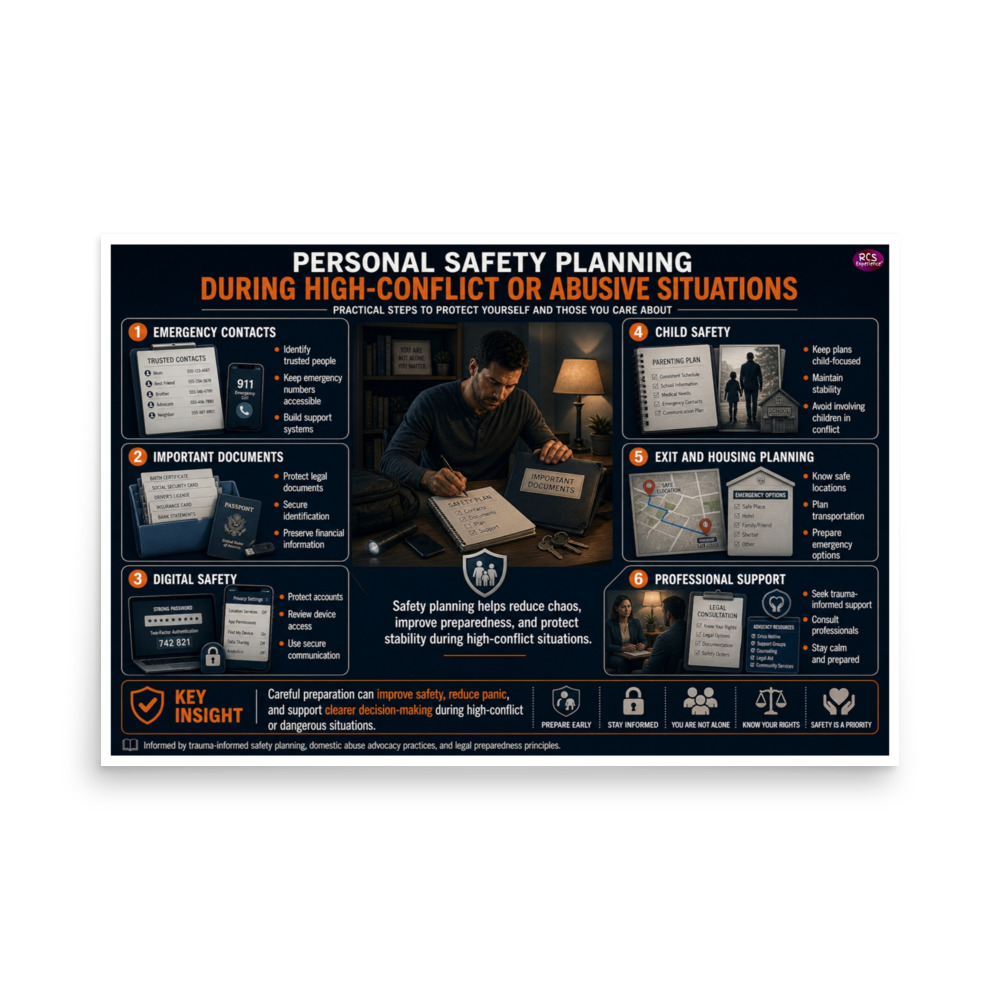 Abused Men: Personal Safety Planning During High-Conflict Or Abusive Situations 3 Abused Men: Personal Safety Planning During High-Conflict Or Abusive Situations - Image 3