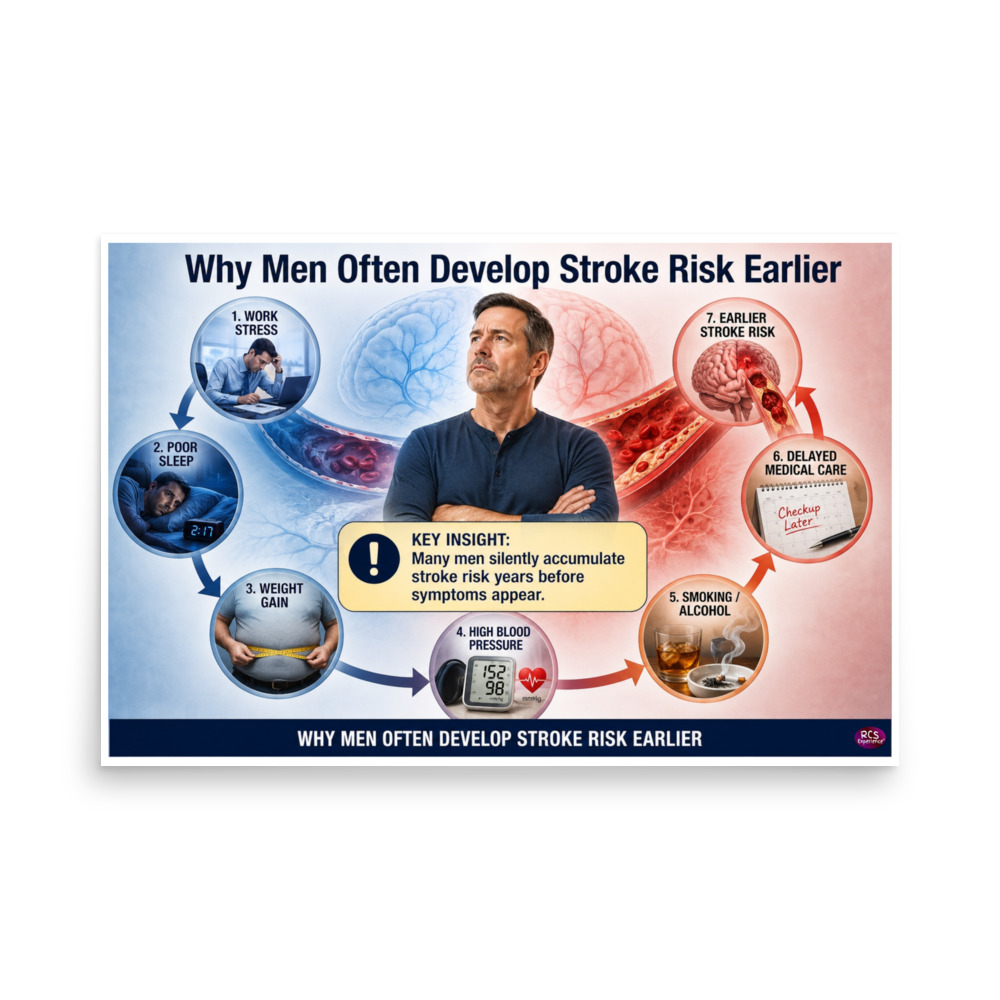 Strokes In Men: Why Men Often Develop Stroke Risk Earlier 3 Strokes In Men: Why Men Often Develop Stroke Risk Earlier - Image 3