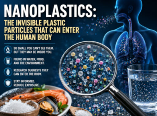 Nanoplastics: The Invisible Plastic Particles That Can Enter the Human Body 1 Nanoplastics size comparison and potential human exposure routes