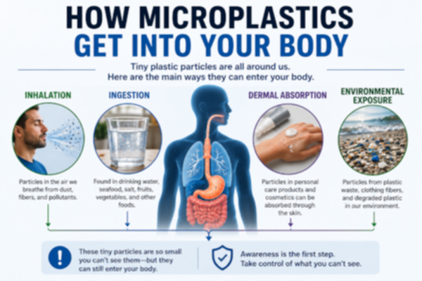 how microplastics get into your body